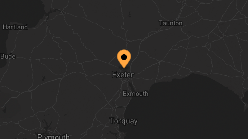 Map location of Skirmish Airsoft Exeter
