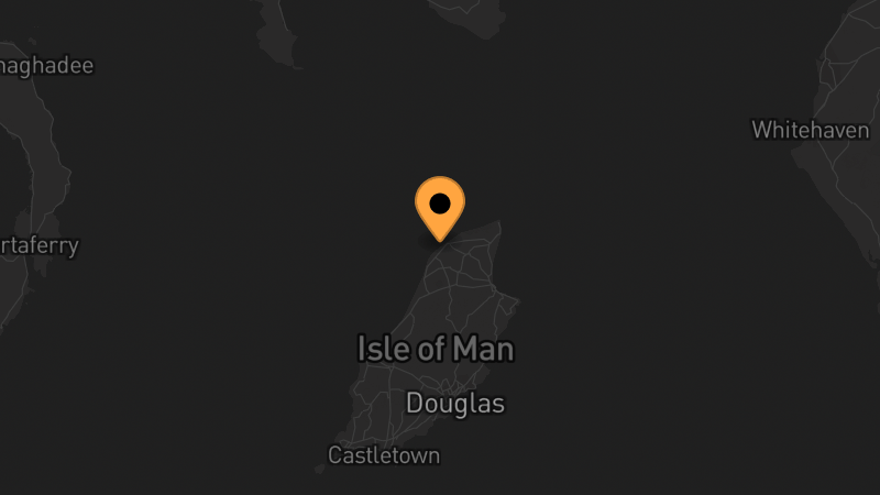 Map location of Manx Airsoft Club